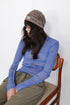 MULTI STRIPE BEANIE -ORANGE × BROWN-